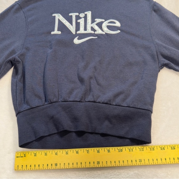 Nike Femme Fleece Crop Sweatshirt Junior Size Small - Picture 7 of 8